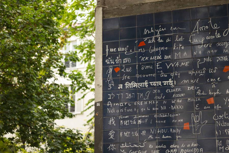 Hôtel Barnett - Le mur des Je T'aime